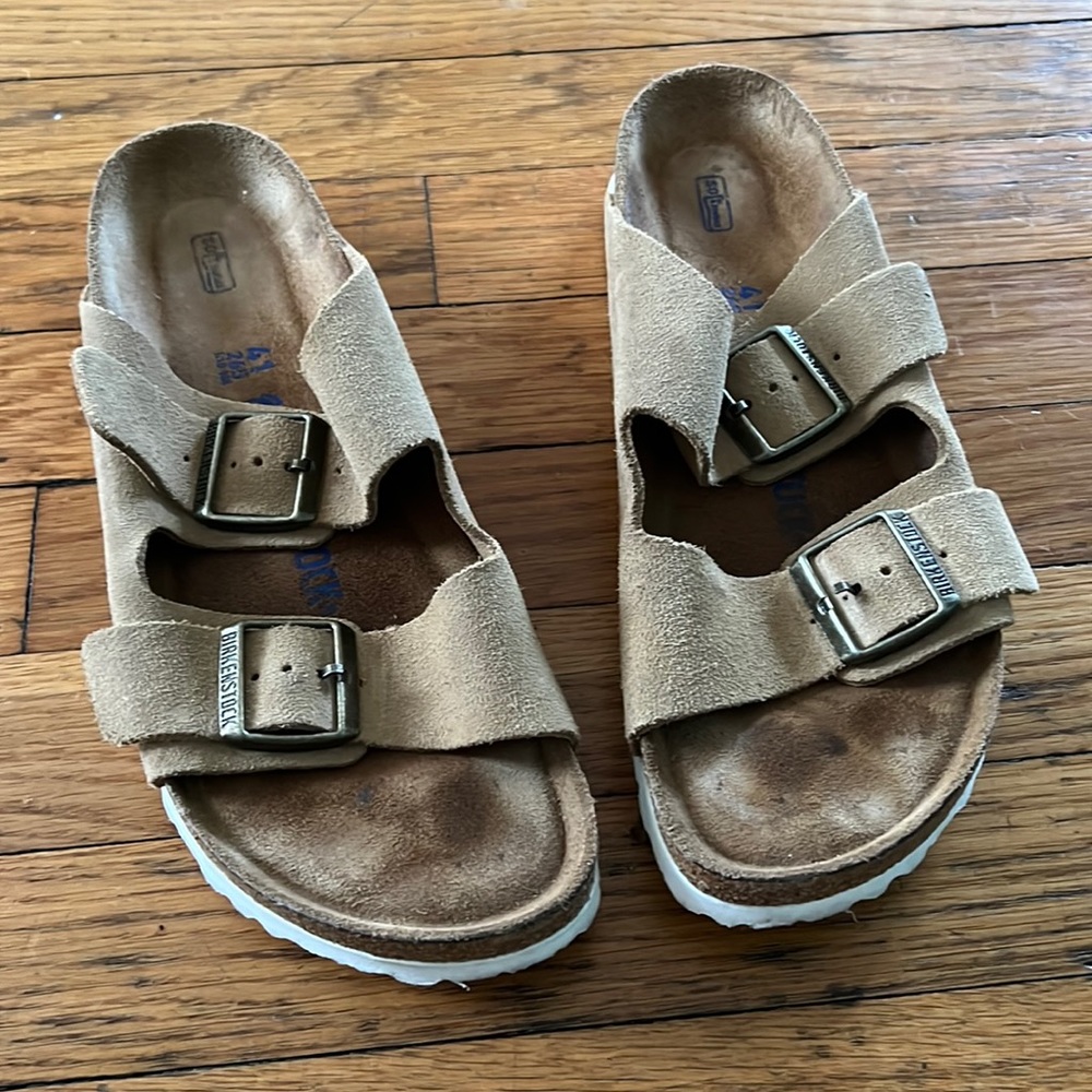 Birkenstock Tan Leather Sandals size 41